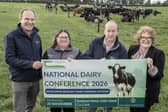Pictured at the launch of the Teagasc National Dairy Conference on 'Developing Resilient Dairy Farming Systems' which takes place on Wednesday, 25thNovember in the Radisson Hotel, Little Island, Co Cork are Mark Treacy, Teagasc Dairy Specialist; Dr Deirdre Hennessy, UCC lecturer in Sustainable Agriculture; Professor Laurence Shalloo, Teagasc Head of the Animal and Grassland Research and Innovation Programme; and Majella Moloney, Teagasc Cork East Regional Manager. Picture: O'Gorman Photography.