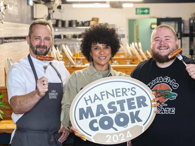 Hafner’s, the country’s third bestselling banger, has launched a cookery competition - Hafner’s Master Cook - which aims to find amateur cooks with the tastiest and most original recipes that feature the humble sausage. The competition will be judged by chef supremo, Ian Hunter (left), owner of Belfast Cookery School, funnyman and sausage lover, Ciaran Bartlett and radio personality, Carolyn Stewart who also has an award-winning range of pickles, sauces and marinades. To enter visit www.hafnersmastercook.com, upload a photo of your dish, list the ingredients of your recipe and tell Hafner’s in 250 words or less why you should take home the title of Hafner’s Mastercook 2024. The final will take place at Belfast Cookery School on June 25th. For more information on Hafner’s Sausages visit www.mallonfoods.com/hafners-sausages/.