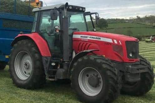 A picture of the tractor has been shared to Facebook with an appeal for information.