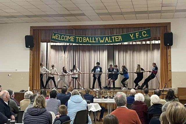Fun and games at Ballywalter YFC's recent parents night. Picture: Ballywalter YFC