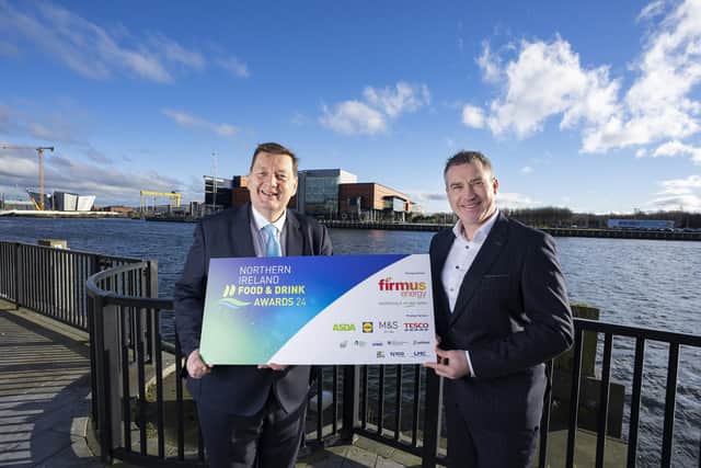 Michael Bell OBE, Executive Director, Northern Ireland Food and Drink Association and Niall Martindale, CEO, firmus energy.