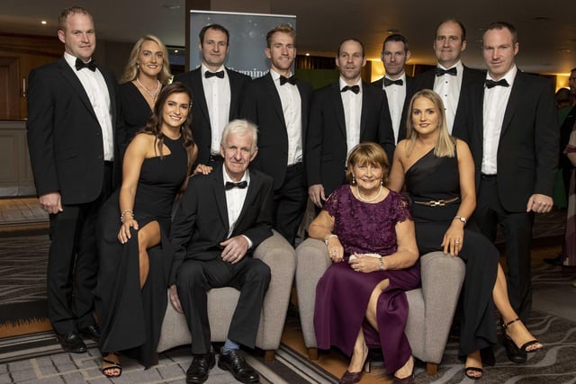 John Dan O’Hare and Family pictured at the Farming Life Awards.