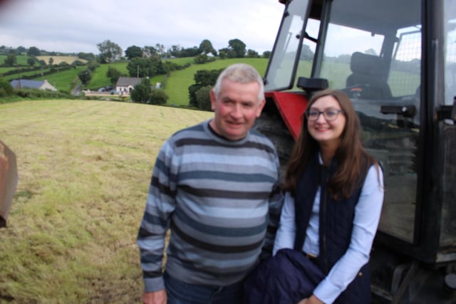 David and Rachel Moffett looking forward to the tractor run. Pictire: Billy Maxwell