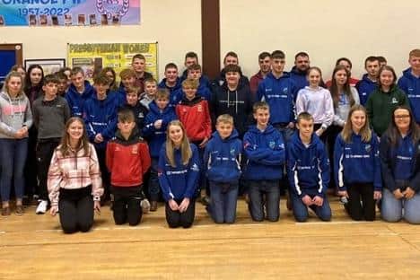 Members from Randalstown YFC, the club kicked off their new club programme, welcoming 20 new members back in September