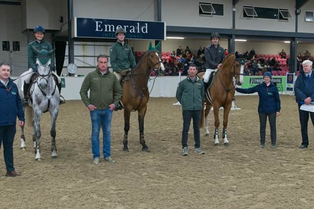 Seán Keane Teagasc, Amanda Goldsbury and Richard Sheane, Cooley Farm, Lieutenant Michael Byrne and Commandant Geoff Curran Army Equitation School, Damien Griffin, Lissyegan Stables, Wendy Conlon and David Colbourne, Teagasc. Picture: Submitted