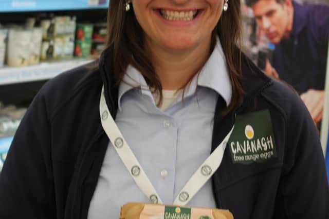 Eileen Hall of Cavanagh Free Range Eggs in Newtownbutler is aiming to reach smaller retailers.