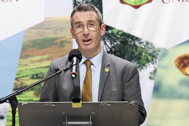 Agriculture Minster Andrew Muir