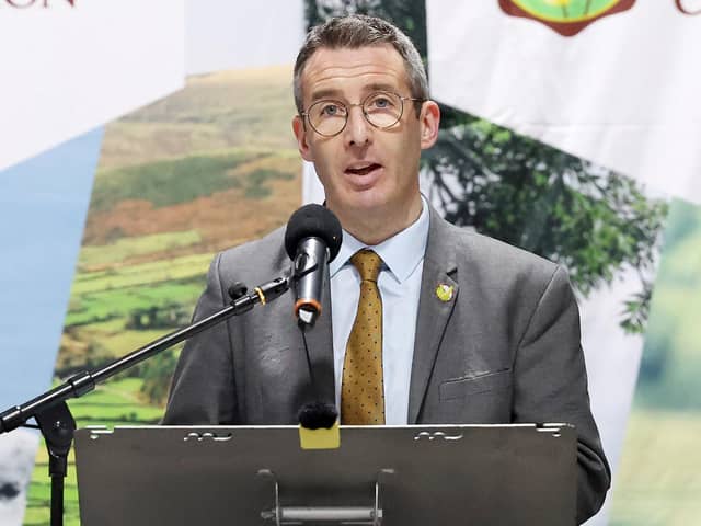 Agriculture Minster Andrew Muir