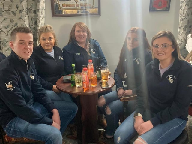 Clanabogan YFC who attended the Tyrone quiz night