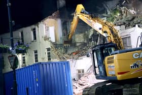 Antrim Arms demolished in Ballycastle -  KEVIN MCAUEY/MCAULEY MULTIMEDIA