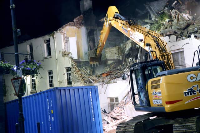 Antrim Arms demolished in Ballycastle - KEVIN MCAUEY/MCAULEY MULTIMEDIA
