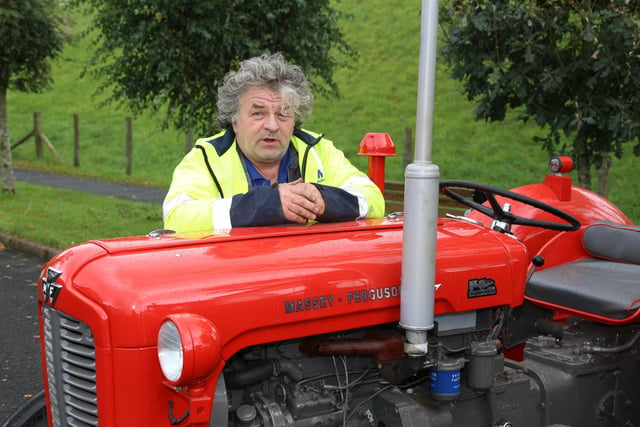John Watt pictured at the Loughguile Church of Ireland Tractor run. Picture Kevin McAuley/McAuley Multimedia
