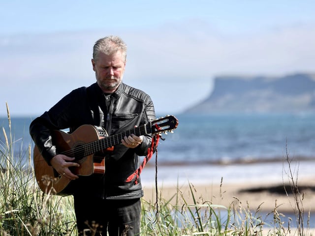 Michael Sands enjoys the Lammas Fair in Ballycastle.. Pic Steven McAuley/McAuley Multimedia