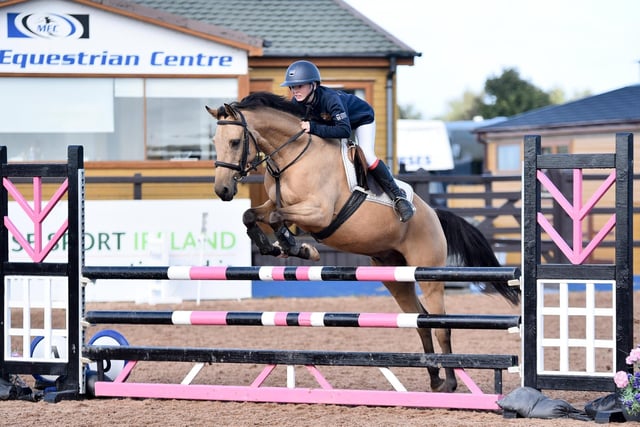 Hollie Ross riding Star of Hollymount, winners of the Open Individual