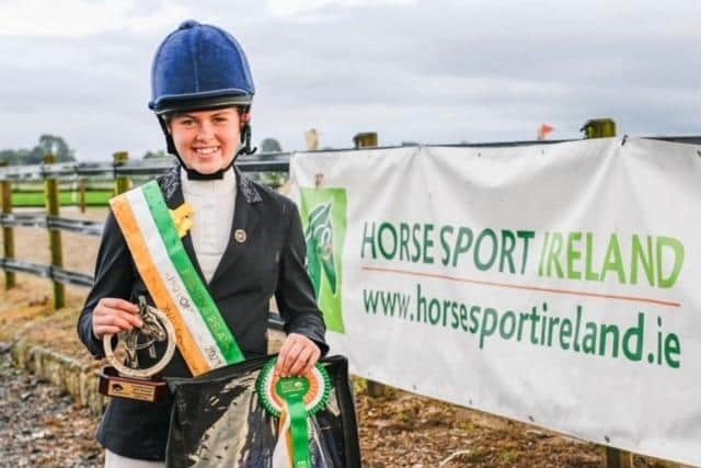 Banbridge Academy pupil Tilley Tumilty is national champion. Picture: Submitted by Banbridge Academy