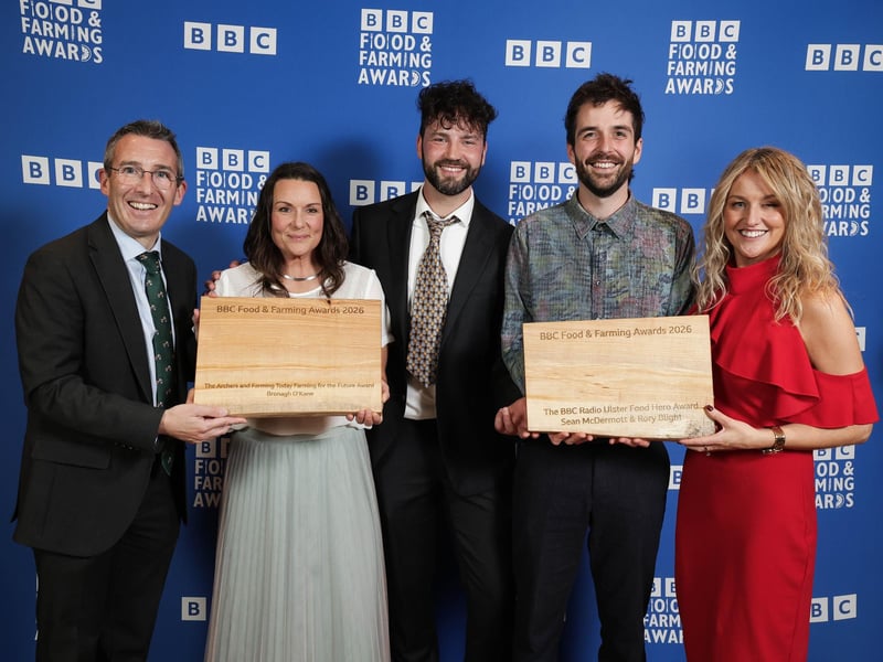 Minister of Agriculture, Environment and Rural Affairs, Andrew Muir MLA, Bronagh O'Kane, Sean McDermott, Rory Blight, Eve Blair