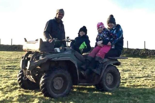 Aled Davies farms at Treginnis in St David’s, Pembrokeshire, with his wife Stacey. (Pic: supplied)