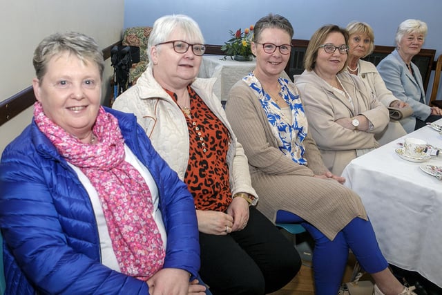 Ladies, who attended the Fashion Show held by Armoy WI.