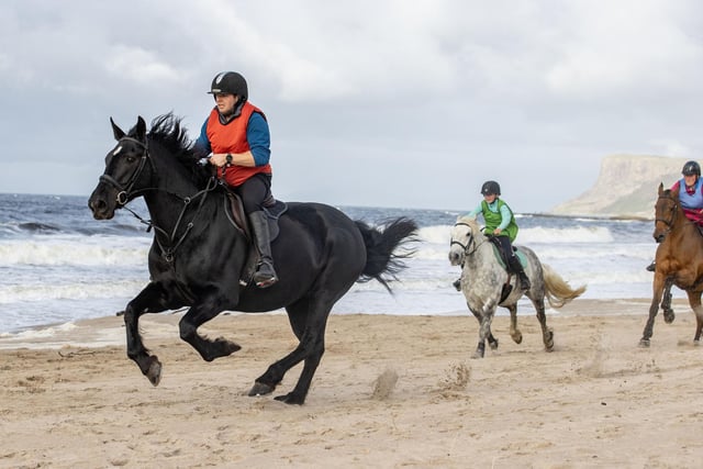 Pictured at the Lammas Fair beach horse racing organised by the RDA and CCGBC. (Picture Steven McAuley/McAuley Multimedia)