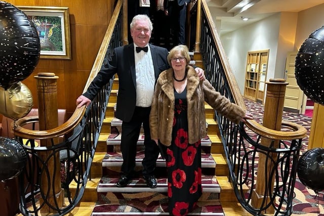 Ivor and Marie McElroy at the Tynan and Armagh Foxhounds hunt ball
