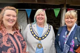 Garden party  in Garvagh which the Deputy Mayor  Sandra Hunter attended. Pics McAuley Multimedia Ltd