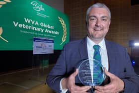 Dr Simon Doherty ‘thrilled’ to take home the prestigious World Veterinary Association title