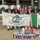 The winning team of the Irish Sport Horse Studbook World Champion Team 2022 (left to right): Colin Doyle, Camilla Snow Coyne, Amy Finn, Aoife Kirby, Shane Connolly, Annie Madden, Edward Hennessy and Maria Cairns. Picture: Teagasc
