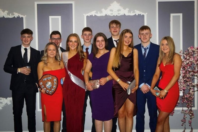 Ballymiscaw YFC at the county dinner at the Belmont House Hotel, Banbridge. Picture: Submitted