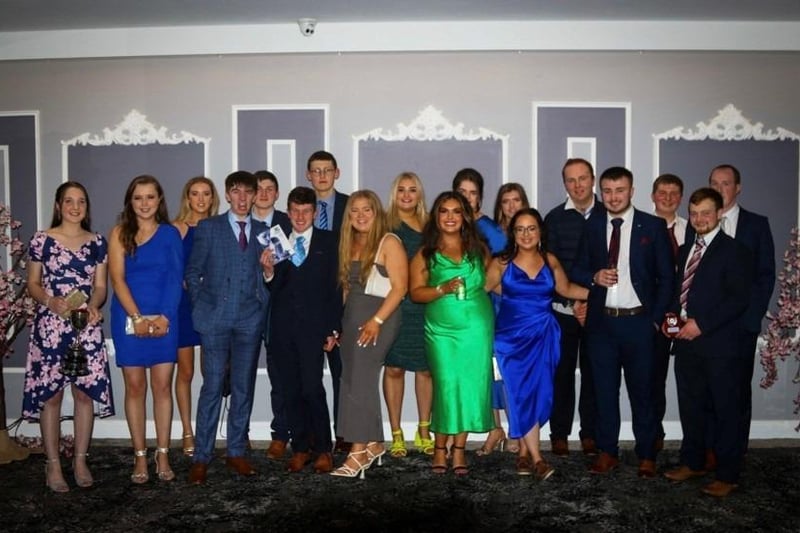 Annaclone and Magherally YFC at the county dinner at the Belmont House Hotel, Banbridge. Picture: Submitted