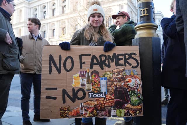 Farmers take part in a protest with their tractors in Whitehall, London, ahead of Chancellor of the Exchequer Rachel Reeves delivering her Budget in the House of Commons. Picture date: Wednesday November 26, 2025. PA Photo. Photo credit should read: Lucy North/PA Wire