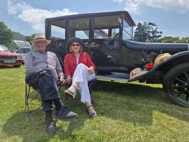 George and Ann Fullerton, Cullybackey, at this year's Kilbroney Vintage Show which was held at Kilbroney Forest Park, Rostrevor. Picture: Darryl Armitage