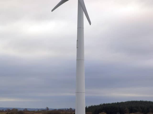 A turbine on the north coast. Picture: Cliff Donaldson