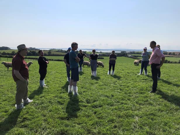 The Targeted Selective Treatment of Anthelmintics EIP group meeting on the farm of John Martin who will be hosting the farm walk on Monday 26 June.
