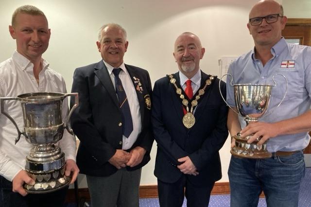 Andrew Gill, Adrian Jamison (chairman of the NIPA), Mayor Brian Higginson, LCCC and James Coulter