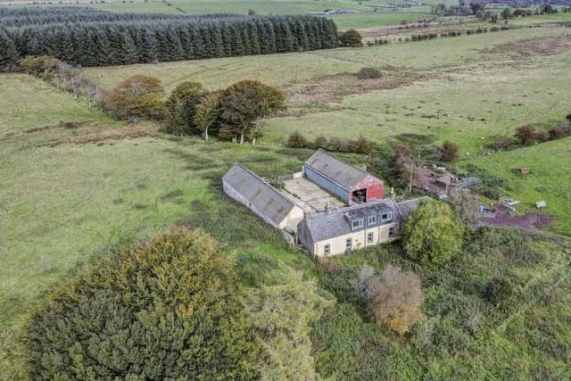 Situated in a prime position within the rural landscape, Craigdow Farm is surrounded by picturesque farmland, heather-clad hills and forestry. (Pic: Savills)