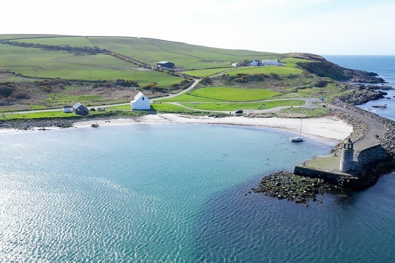 The estate also includes Port Logan Bay together with the pier and lighthouse along with more than 2 miles of craggy coastline and sandy beaches; this stretch forms the western periphery of the estate.