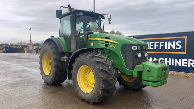 2011 John Deere 7930 with just over 4200 hours on the clock, which was sold to Canada and achieved over £62,000.