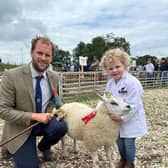 Molly Ann Linton impressed the judge and came first in the Pre-School Young Handlers class.