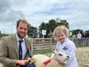 Molly Ann Linton impressed the judge and came first in the Pre-School Young Handlers class.