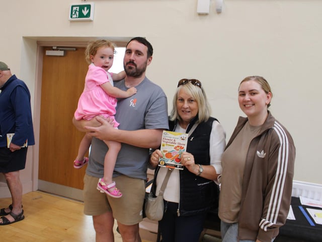 The McFall family enjoying the show