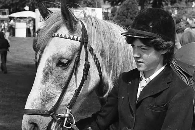 Pictured in June 1980 is 14-year-old Frances Toal from Randalstown and her pony High Noon who competed in the jumping event at the Lurgan Show. Picture: Farming Life/News Letter archives/Darryl Armitage