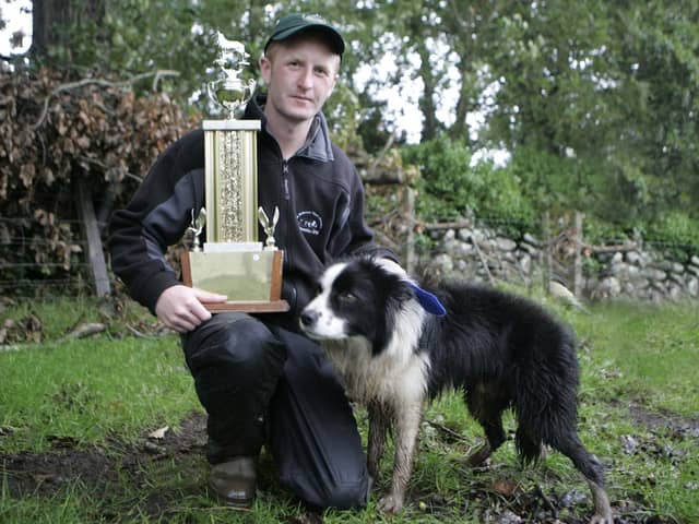 Michael Gallagher, international champion pictured at the international sheep dog presentation of prizes at McQuillan's farm, Masserene, Antrim. Picture: Steven McAuley/Kevin McAuley Photography Multimedia