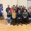 Holestone YFC's new committee for 2023/24, with AGM chairperson Richard Beattie