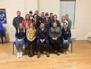 Holestone YFC's new committee for 2023/24, with AGM chairperson Richard Beattie