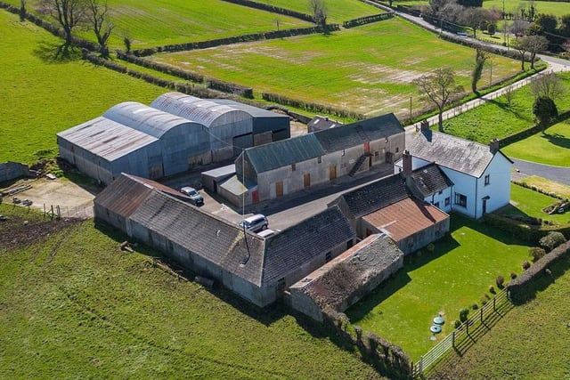 Located near Drumlough on the Dromara Road, Hillsborough, County Down, this farm could be yours for offers in the region of £1.5M. Image: www.hgraham.co.uk