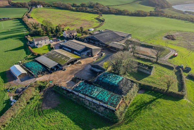 Llandilo Abercowin is a working dairy farm with three residential properties, and extending to over 335 acres