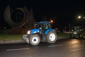 Donegal IFA Tractor run in solidarity with EU farmers
