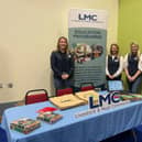 LMC representatives pictured at the CAFRE Loughry food careers fair, (L-R) Jo-Anne McCay, marketing placement student, Linda Surphlis, communications manager and Sarah Toland, education and consumer promotions manager.