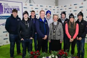 CAFRE’s top practical students welcomed to the RUAS Winter Fair!