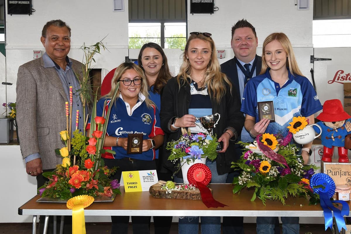Competitive Flower Contest Floral art competition finals are a blooming success